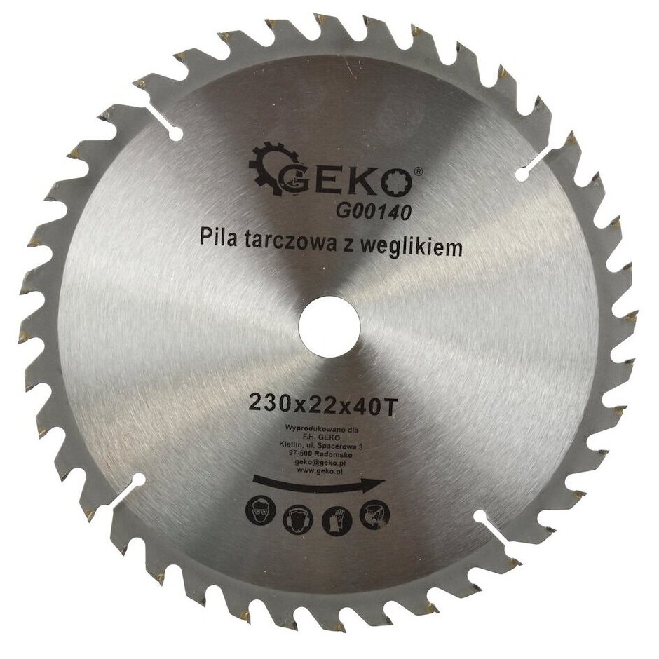 Pjūklas medžiui 230×22mm 40T