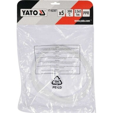 Plastiko suvirinimo juosta polipropilenas (PPR) 2.5x5mm 5х1m YT-82307