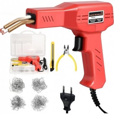 Plastiko suvirinimo aparatas 50W rinkinys 200vnt. Plastiko suvirinimo aparatas 50W rinkinys 200vnt.