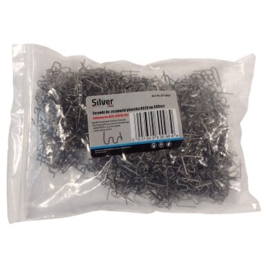 Plastiko suvirinimo kabės banguotos 0.8mm 500vnt. S11867
