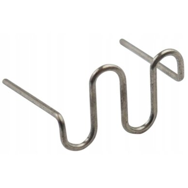 Plastiko suvirinimo kabės banguotos 0.8mm 500vnt. S11867 2