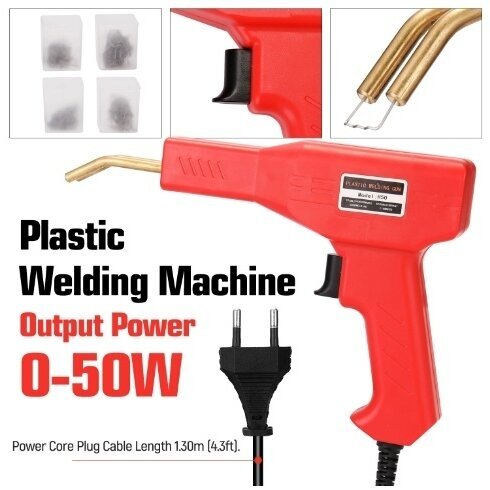 Plastiko suvirinimo aparatas 50W rinkinys 200vnt. 4 Plastiko suvirinimo aparatas 50W rinkinys 200vnt. 4