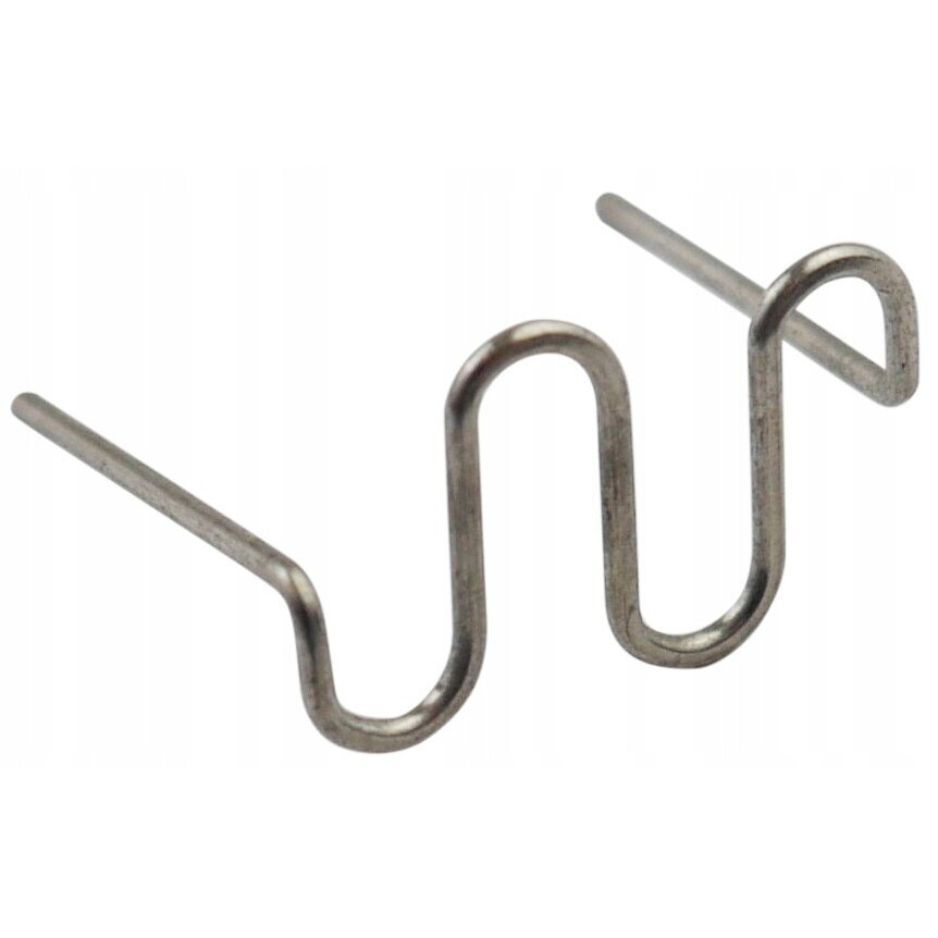 Plastiko suvirinimo kabės banguotos 0.8mm 500vnt. S11867 2 Plastiko suvirinimo kabės banguotos 0.8mm 500vnt. S11867 2
