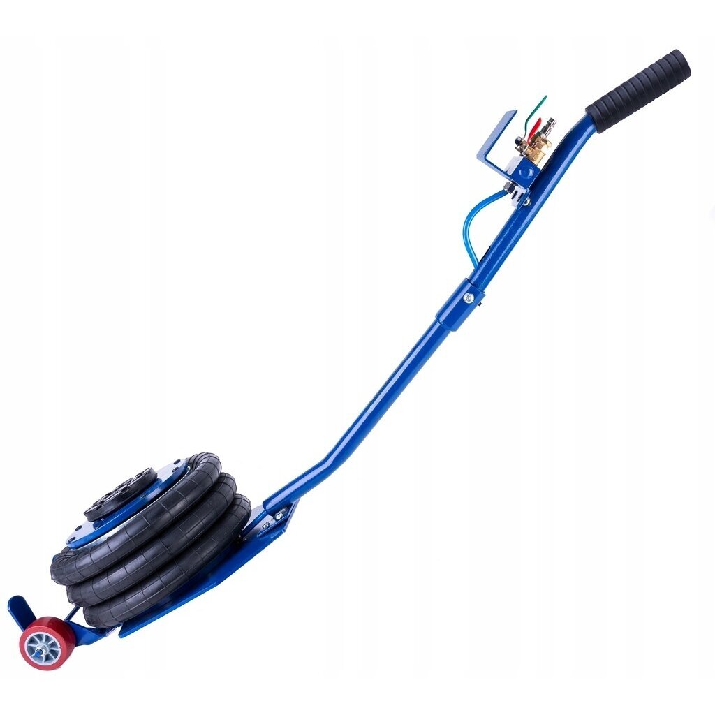 Pneumatinis domkratas su ratukais 6T 165-400mm S11085G 2 Pneumatinis domkratas su ratukais 6T 165-400mm S11085G 2