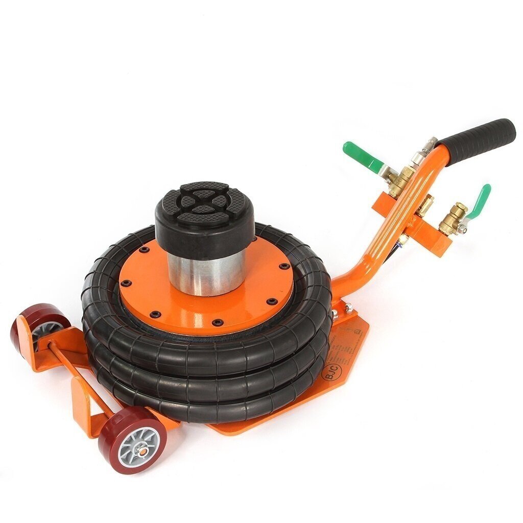 Pneumatinis domkratas su trumpa rankena su ratukais 3.5T 135-410mm + paaukštinimas B80141 2 Pneumatinis domkratas su trumpa rankena su ratukais 3.5T 135-410mm + paaukštinimas B80141 2