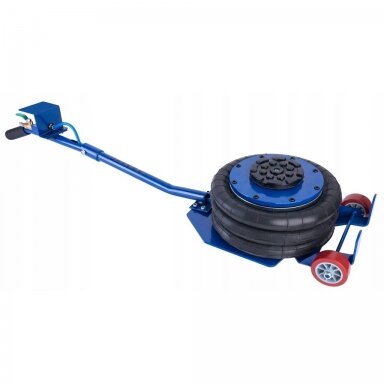 Pneumatinis domkratas su ratukais 6T 165-400mm S11085G Pneumatinis domkratas su ratukais 6T 165-400mm S11085G