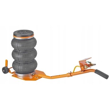 Pneumatinis domkratas su ratukais 3.5T 150-400mm + apsauginė guma 12070G Pneumatinis domkratas su ratukais 3.5T 150-400mm + apsauginė guma 12070G
