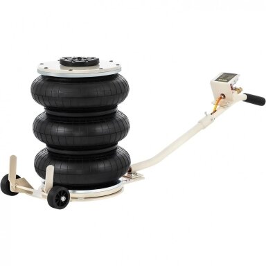 Pneumatinis domkratas su ratukais 5T 145-450mm T08105 Pneumatinis domkratas su ratukais 5T 145-450mm T08105