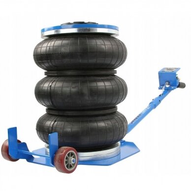 Pneumatinis domkratas su ratukais 6T 165-400mm S11085G 1 Pneumatinis domkratas su ratukais 6T 165-400mm S11085G 1