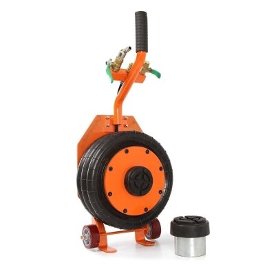 Pneumatinis domkratas su trumpa rankena su ratukais 3.5T 135-410mm + paaukštinimas B80141 3 Pneumatinis domkratas su trumpa rankena su ratukais 3.5T 135-410mm + paaukštinimas B80141 3