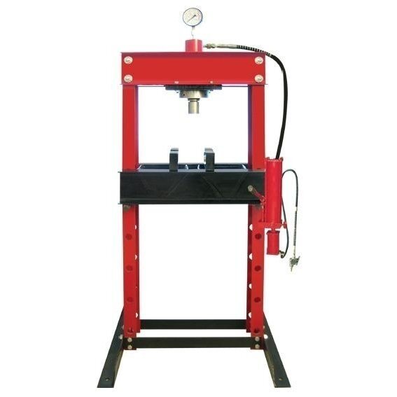 Pneumatinis / hidraulinis presas su manometru 30T