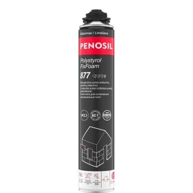 Polystyrol FixFoam 877 PENOSIL klijuojančios putos 750ml. Polystyrol FixFoam 877 PENOSIL klijuojančios putos 750ml.