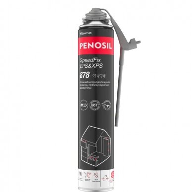 SpeedFix EPS&XPS 878 PENOSIL universalios klijuojančios putos 750ml. SpeedFix EPS&XPS 878 PENOSIL universalios klijuojančios putos 750ml.