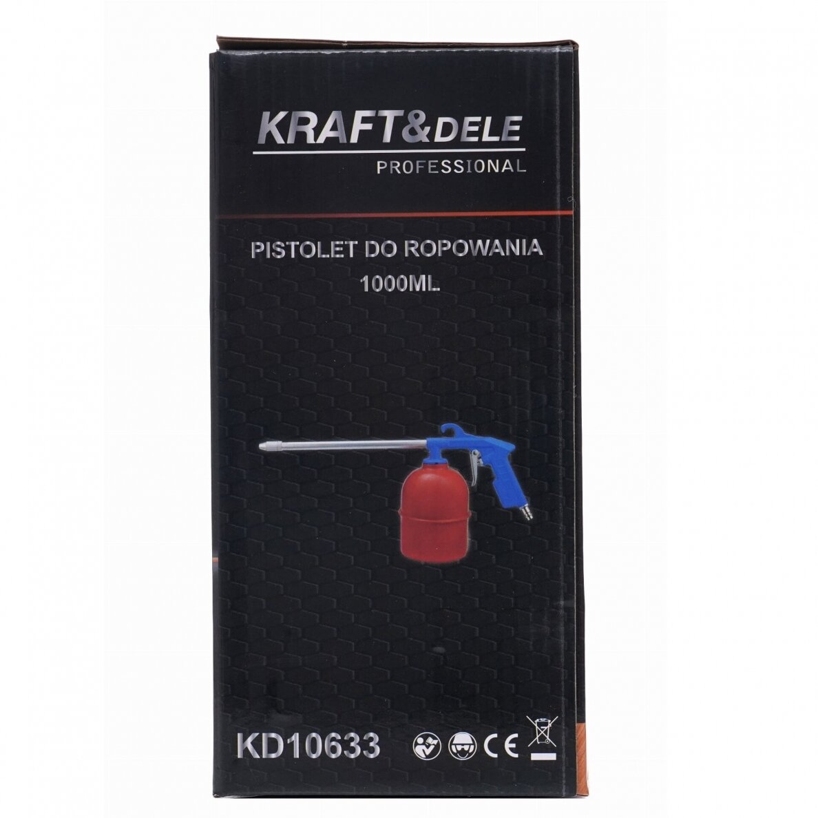 Praplovimo pistoletas su metaliniu bakeliu 1/4" 2
