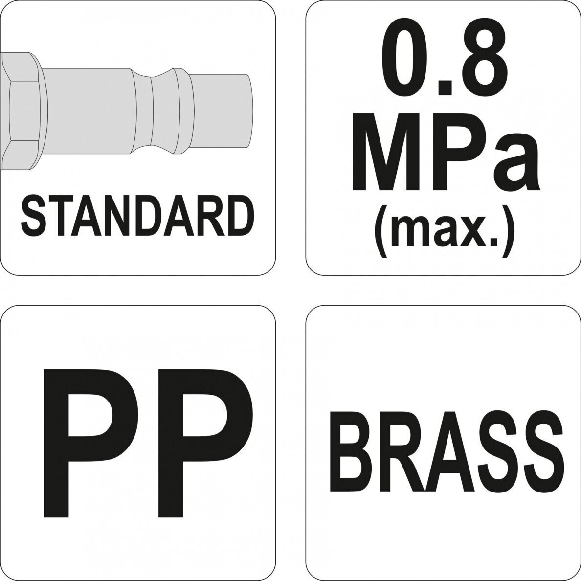 Prapūtimo pistoletas žalvarinis 1/4" 110mm 2 Prapūtimo pistoletas žalvarinis 1/4" 110mm 2