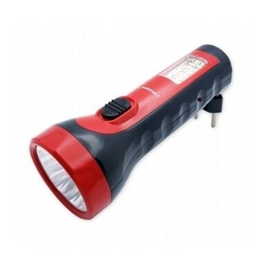 Prožektorius rankinis Įkraunamas LED 5 šviesos diodai + 6 SMD LED TS3028
