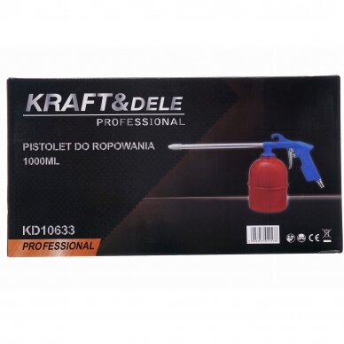 Praplovimo pistoletas su metaliniu bakeliu 1/4" 1 Praplovimo pistoletas su metaliniu bakeliu 1/4" 1