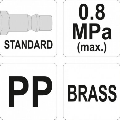 Prapūtimo pistoletas žalvarinis 1/4" 110mm 2 Prapūtimo pistoletas žalvarinis 1/4" 110mm 2