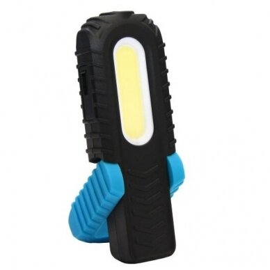 Prožektorius darbo COB LED įkraunamas vartomas 5W+3W Prožektorius darbo COB LED įkraunamas vartomas 5W+3W