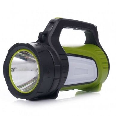 Prožektorius LED nešiojamas su šonine šviesa