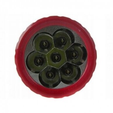 Prožektorius rankinis 7LED + 1LED COB 2256 2 Prožektorius rankinis 7LED + 1LED COB 2256 2
