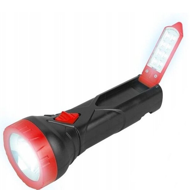 Prožektorius rankinis 1LED + 8LED SMD 2204 Prožektorius rankinis 1LED + 8LED SMD 2204