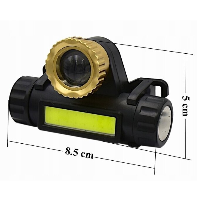 Prožektorius ant galvos 3W COB LED su magnetu 1