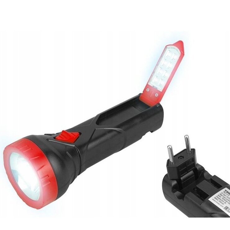 Prožektorius rankinis 1LED + 8LED SMD 2204 1 Prožektorius rankinis 1LED + 8LED SMD 2204 1