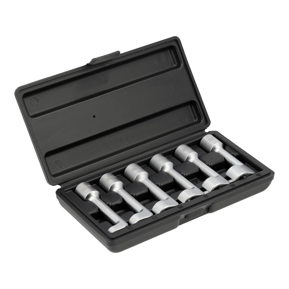 Raktų rinkinys kuro purkštukams ir įpurškimo siurbliams 6vnt. 1/2" 12-19mm Raktų rinkinys kuro purkštukams ir įpurškimo siurbliams 6vnt. 1/2" 12-19mm
