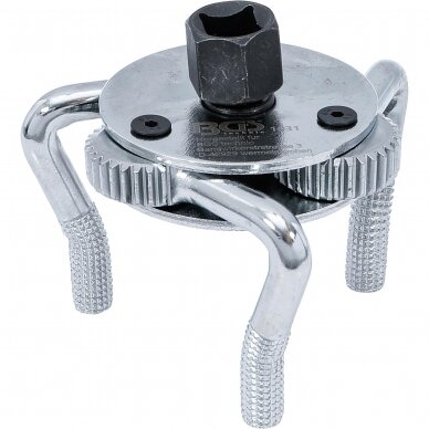 Raktas tepalo filtrui suspaudžiamas 3 kojų 1/2" 3/8" 60-100mm 1031 Raktas tepalo filtrui suspaudžiamas 3 kojų 1/2" 3/8" 60-100mm 1031