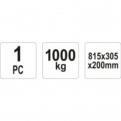 Rampa automobiliui 1vnt. 1t. YT-55670  2