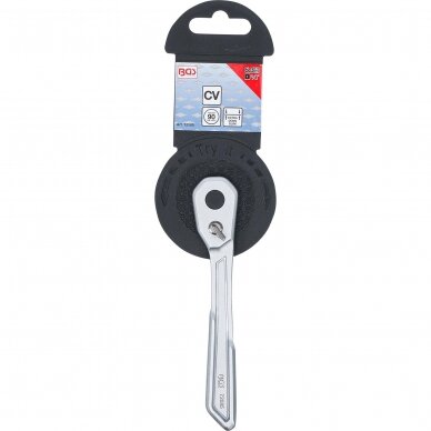 Terkšlė ypač plona 1/4" 90d. L-131mm 72085 5 Terkšlė ypač plona 1/4" 90d. L-131mm 72085 5
