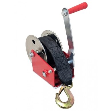 Rankinė traukimo gervė su diržu 550kg ES00247 1