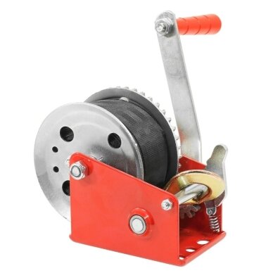 Rankinė traukimo gervė su diržu 550kg ES00247 3