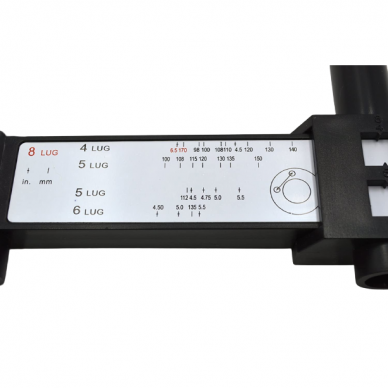 Ratų atstumo tarp skylių matuoklis KRKB111 2