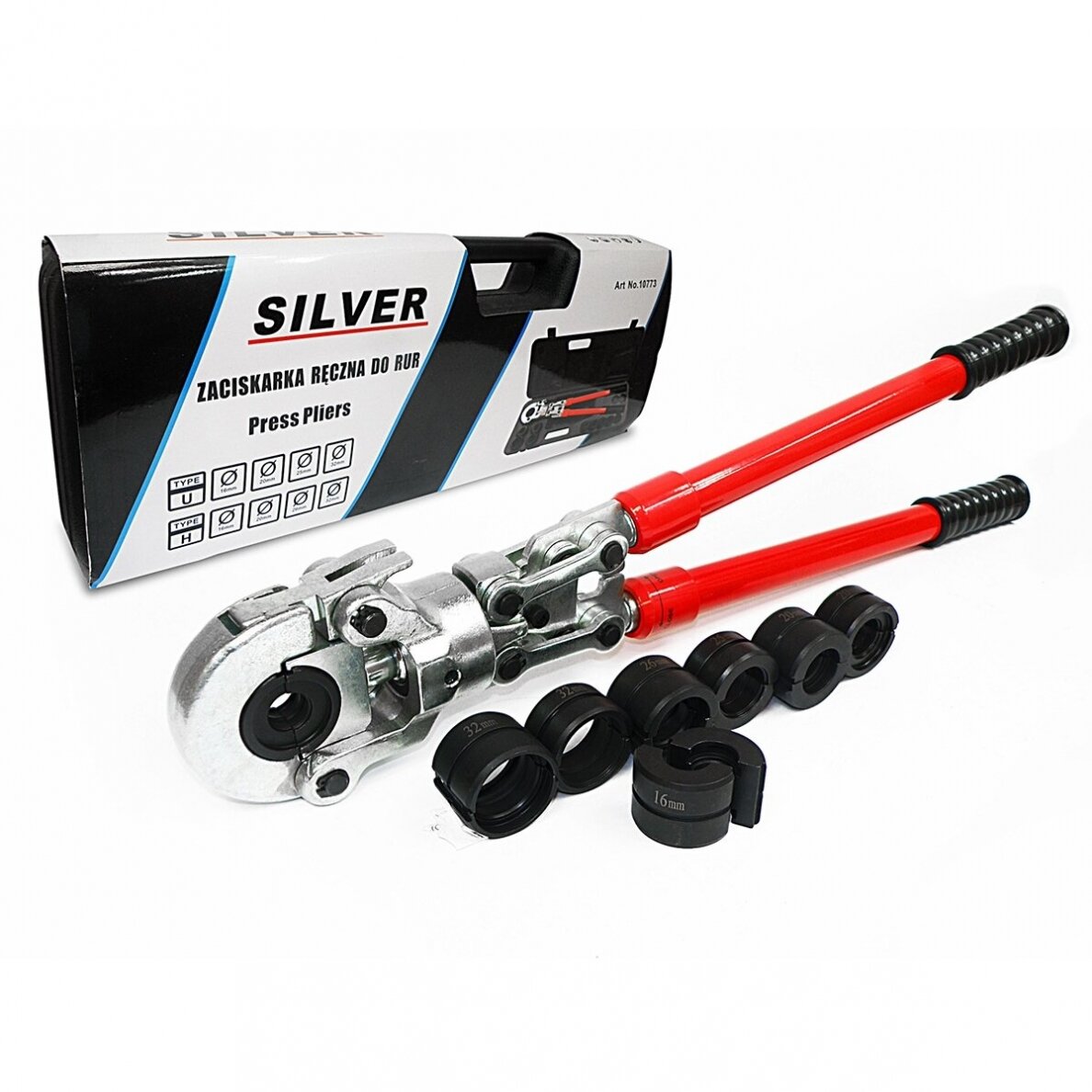 Replės vamzdžių antgalių presavimui 16-32mm PEX-AL-PEX ir PERT-AL-PERT S10773