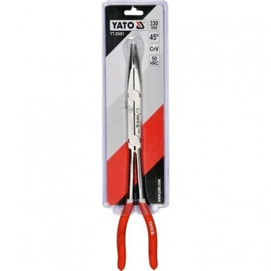 Kombinuotos replės dvigubu šarnyru prailgintos lenktos 45° L-330mm 2 Kombinuotos replės dvigubu šarnyru prailgintos lenktos 45° L-330mm 2