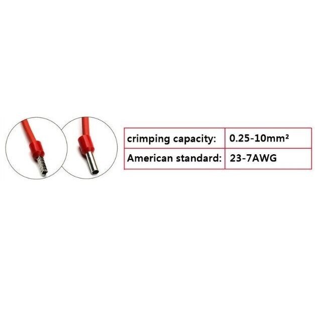 Replės jungčių užspaudimui 0.25-10mm² CT1030  5