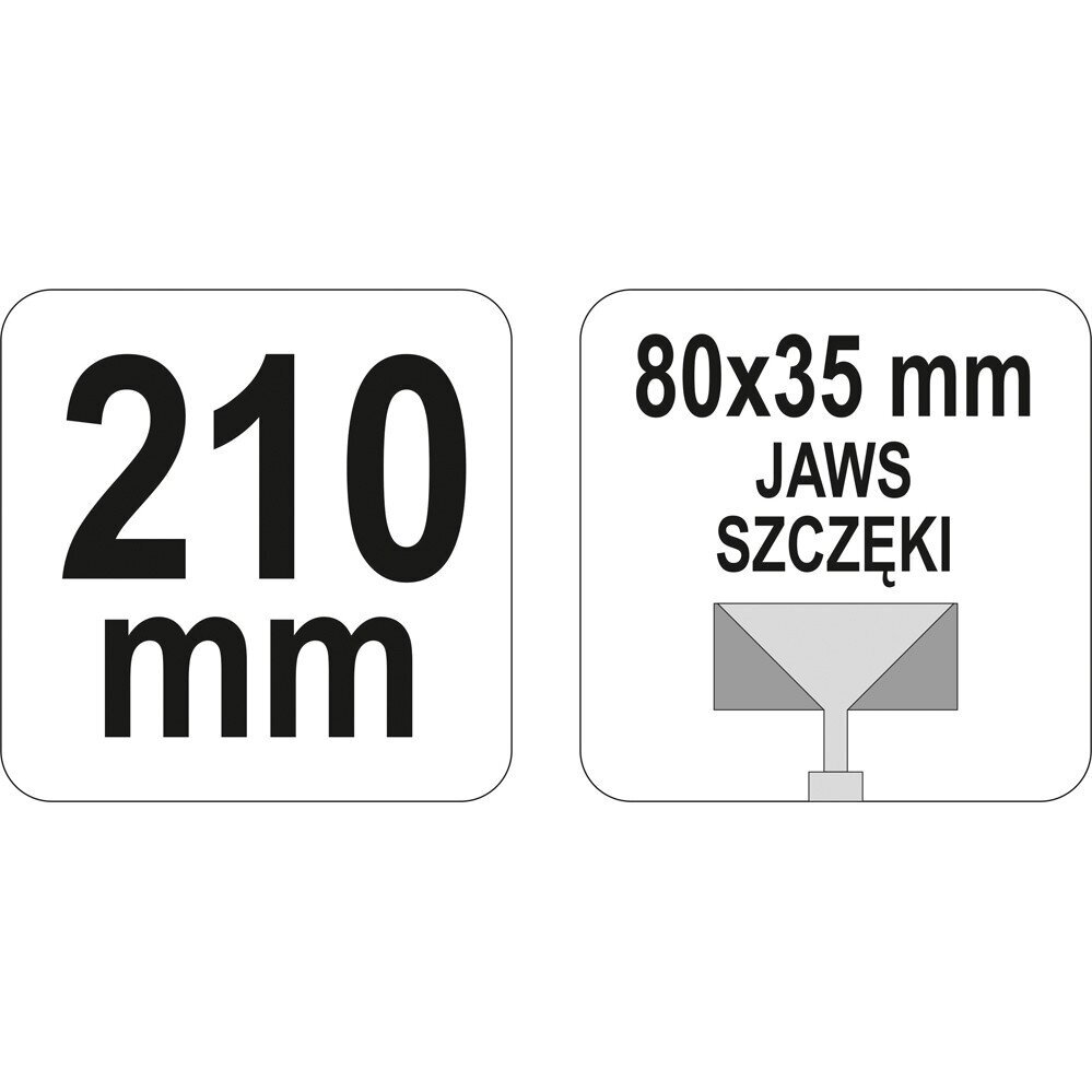 Replės profilių formavimui lenktos 210mm 80x35mm 1
