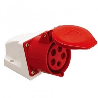 Rozetė stacionari 5P 32A IP44 Rozetė stacionari 5P 32A IP44
