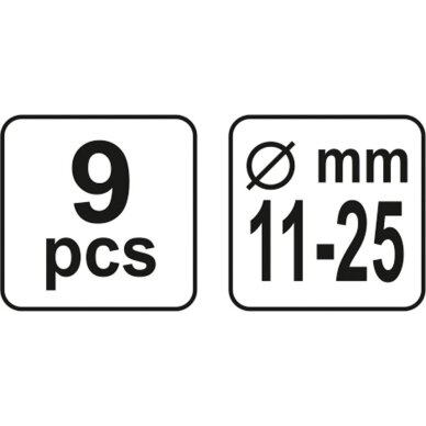 Sankabos centravimo rinkinys 9vnt. 3