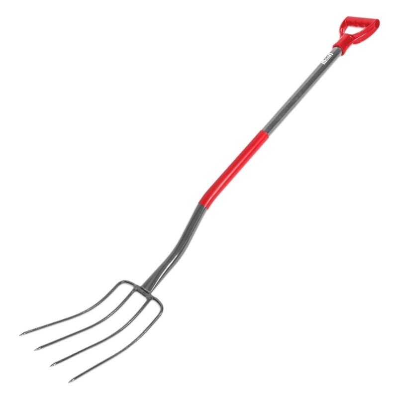 Šakė metalinis kotas L-1390mm Šakė metalinis kotas L-1390mm