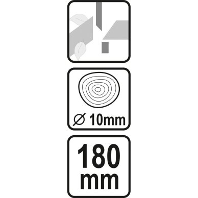 Sekatorius šakelėms 180mm 4