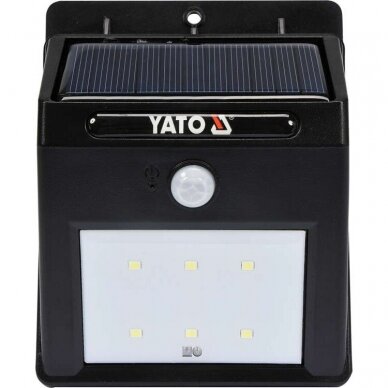 Sieninis žibintas su saulės baterijomis su judesio davikliu 6 SMD LED 1 Sieninis žibintas su saulės baterijomis su judesio davikliu 6 SMD LED 1