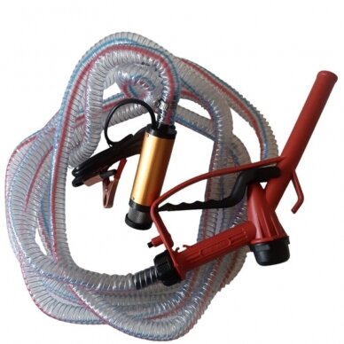Siurblys įmetamas dyzelinui/tepalui 38mm 12V su žarna ir pistoletu Siurblys įmetamas dyzelinui/tepalui 38mm 12V su žarna ir pistoletu