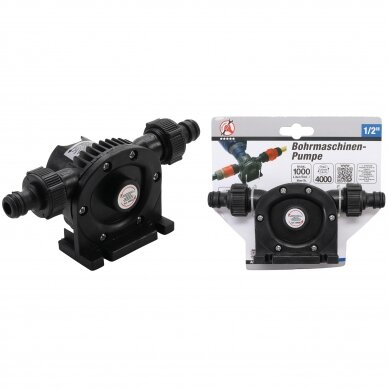 Siurblys su antgaliais statomas į grąžtą 1/2" 1000l/h 50830