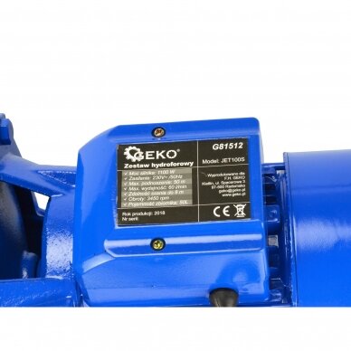 Siurblys su baku 50L hidroforas 1100W 6 Siurblys su baku 50L hidroforas 1100W 6