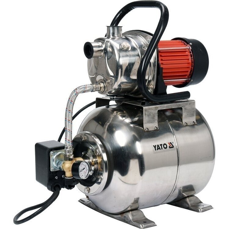 Siurblys su baku YATO 19L hidroforas 1200W Siurblys su baku YATO 19L hidroforas 1200W