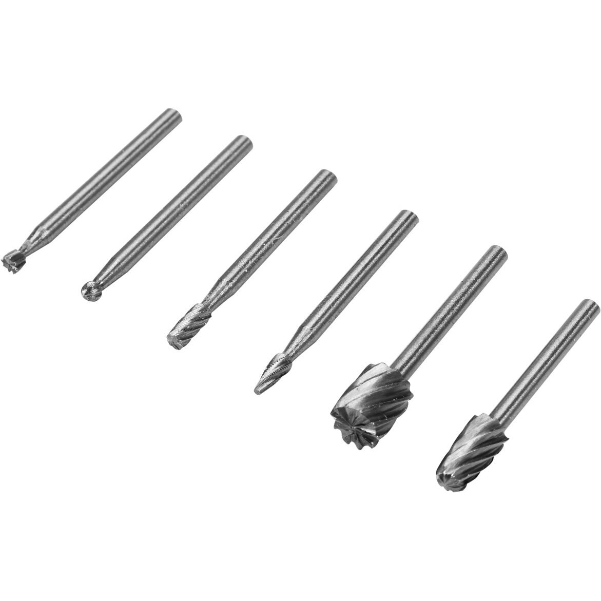 Šlifavimo frezos metalui mini 6vnt. 2