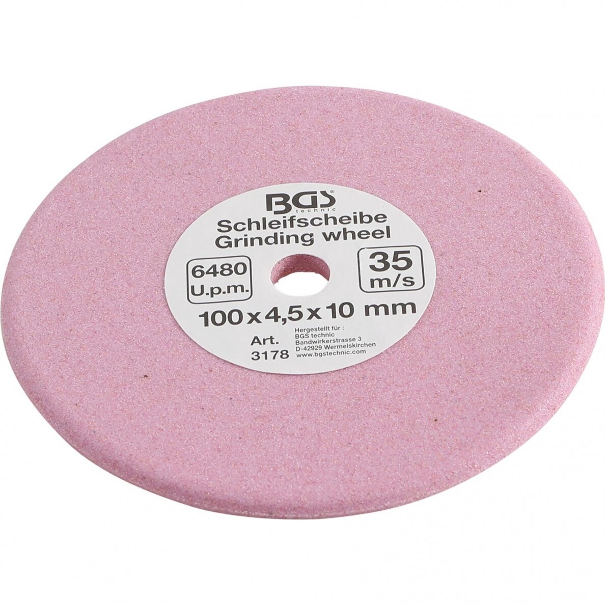 Šlifavimo diskas grandinių galandinimo staklėms 100x4.5x10mm Šlifavimo diskas grandinių galandinimo staklėms 100x4.5x10mm